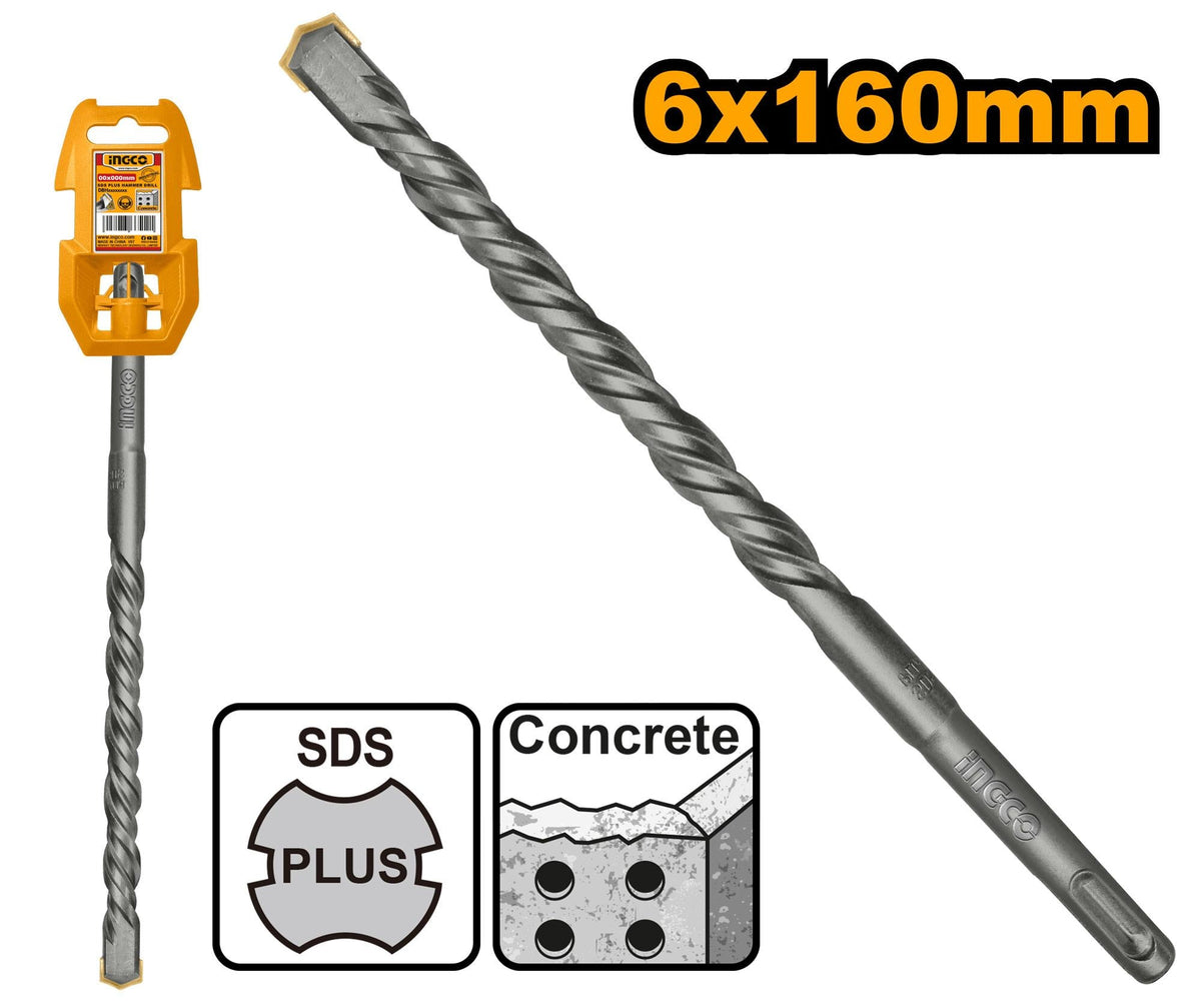 Foret Béton SDS-Plus 6 × 160 mm