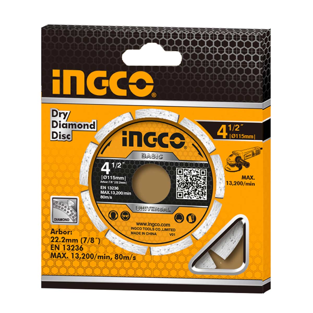 JEU DE 2 DISQUES DIAMANT 115MM SS