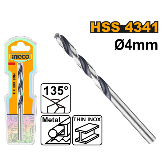 Foret Métal HSS  Ø4 mm