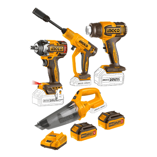 Pack De 4 Machines Ingco
