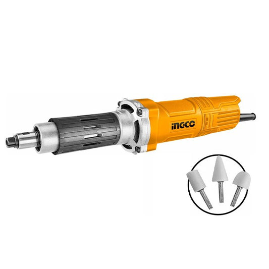 Meuleuse droite 6mm 550w + 3 accessoires