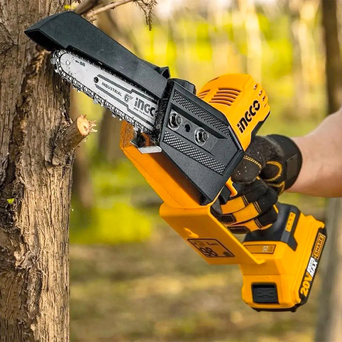 INGCO SCIE ELAGUEUSE BRUSHLESS 20V 15CM SANS BATTERIE SANS CHARGEUR INGCO AU MAROC [CGSLI2068]
