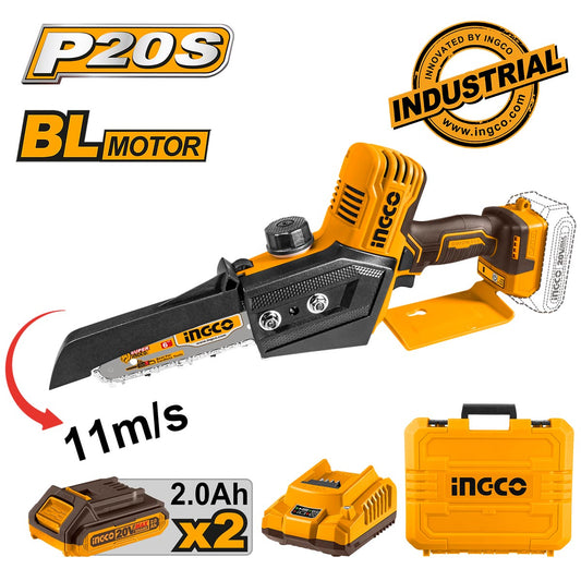 INGCO MINI TRONCONNEUSE A CHAINE 20V 15CM INGCO AU MAROC [CGSLI20686]