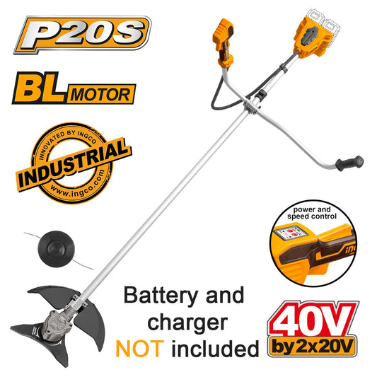 P20S 20V/40V Tondeuse à gazon sans fil / Coupe-bordures à moteur sans balais CSTLI20018 AU MAROC