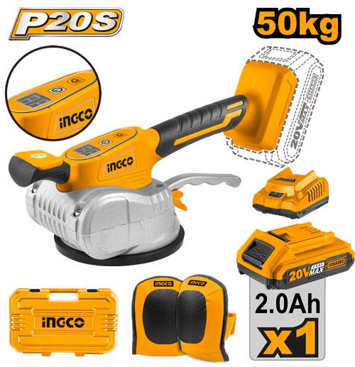 INGCO MACHINE VIBRANTE POUR CARRELAGE 20V 1BATTERIE AU MAROC [CTVLI20101]