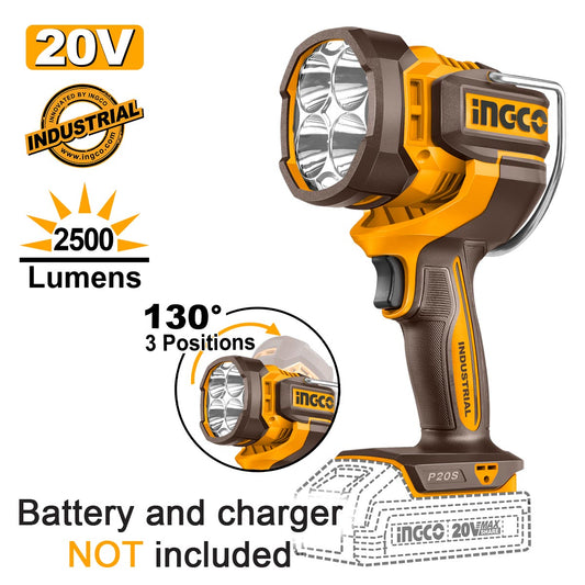 INGCO LAMPE DE TRAVAIL SANS FIL AU MAROC [CWLI20885]