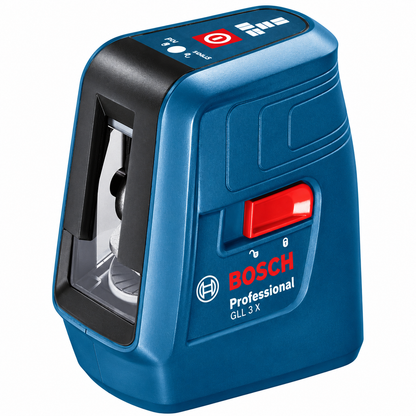 Niveau Laser Lignes BOSCH Professional PRO GLL 3 X – Portée 15 m, Auto-Nivellement ±4°, Réf. 0601063CJ0