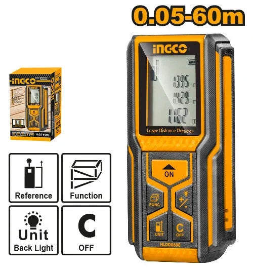 INGCO TÉLÉMÈTRE LASER 60M AU MAROC [HLDD0608]