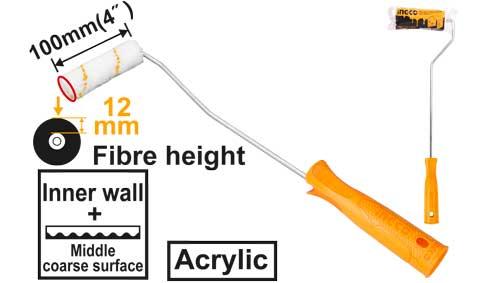 INGCO MANCHE POUR MINI ROULEAUX 100MM AU MAROC [HRHT061001]