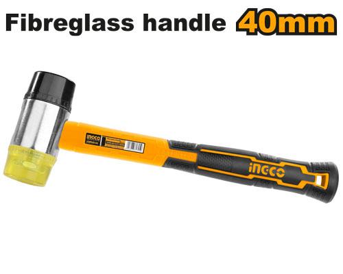 INGCO MASSETTE D:40MM POIGNEE EN FIBRE DE VERRE AU MAROC [HRPH8140]