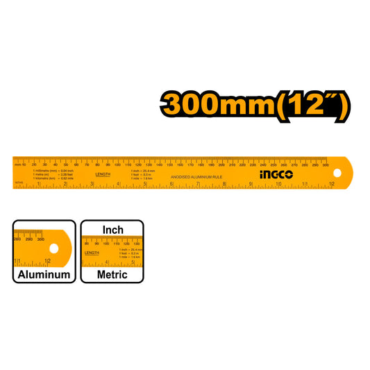 INGCO REGLE 30CM*3CM AU MAROC [HSR23002]