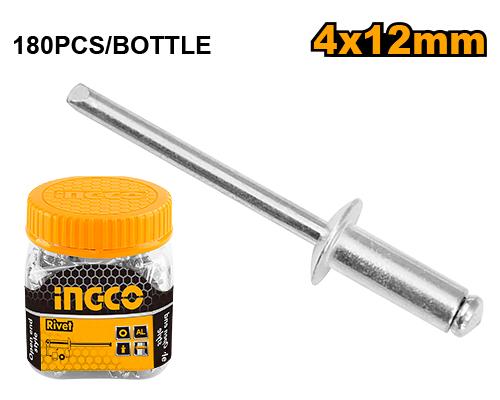 INGCO RIVET 4X12MM BOITE DE 180 PIECES AU MAROC [HWRT4001211]