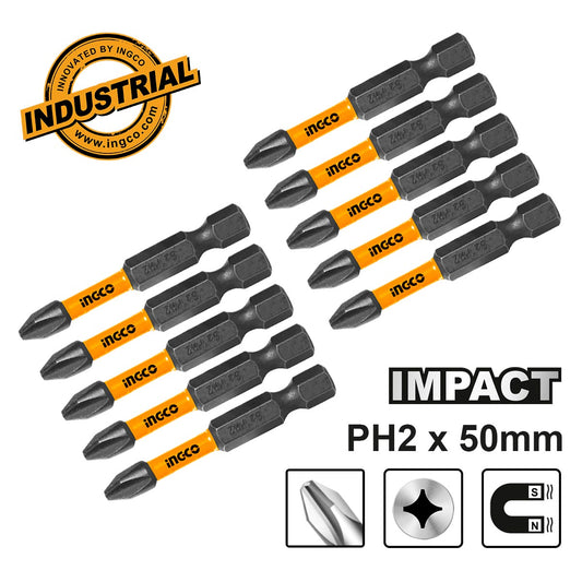 INGCO SET DE 10 EMBOUTS PH2 AU MAROC [SDBIM11PH223]
