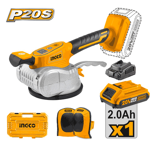 Machine vibrante pour carrelage 20V 1Batterie 125mm