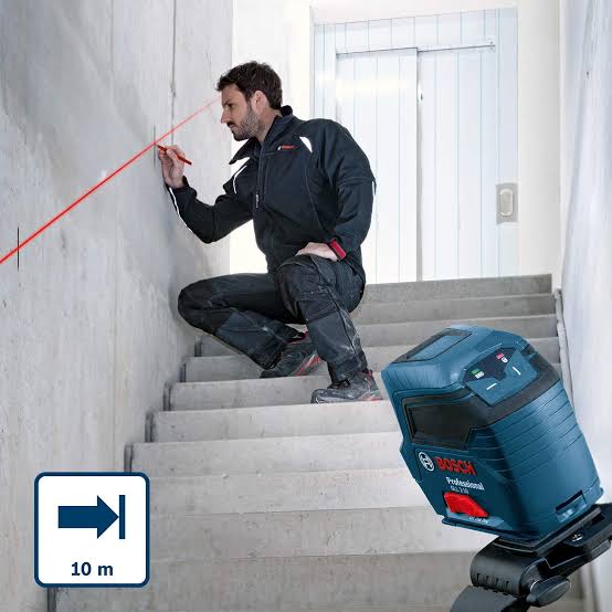Niveau Laser Lignes BOSCH Professional GLL 2-10 – 10 m, Auto-Nivellement ±4°, IP54 – 0601063L00