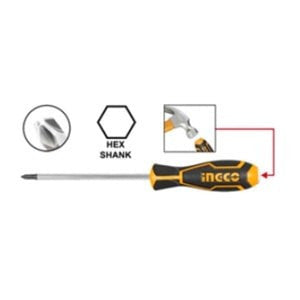INGCO TOURNEVIS A ZONE DE FRAPPE VIS PHILLIPS 6*150 MM AU MAROC [HGTSPH2150]