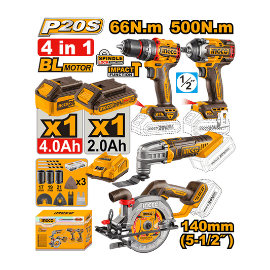 Kit combiné sans fil 4 pièces