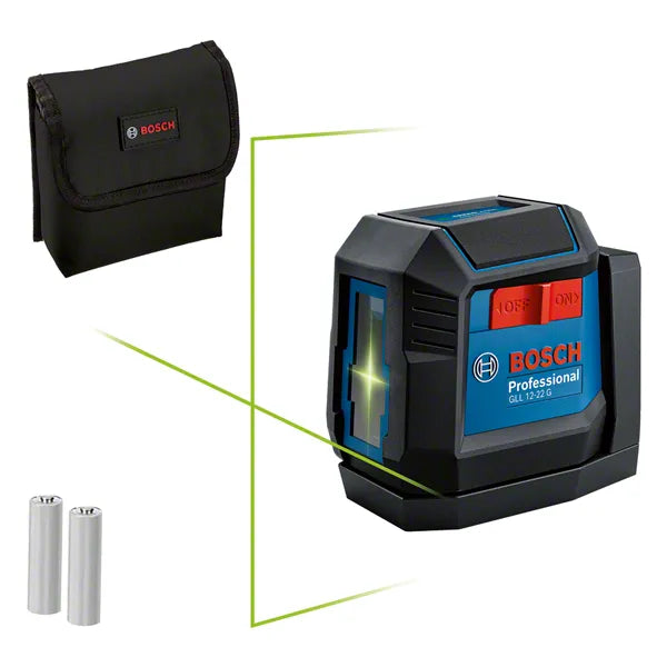 Niveau Laser BOSCH Professional PRO GLL 12-22 G – IP55, Support Rotatif Intégré, Double Alimentation – 0601065320