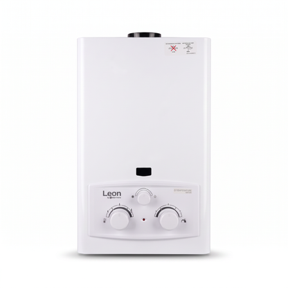 Chauffe-eau à gaz Leon 6 L - vue de face