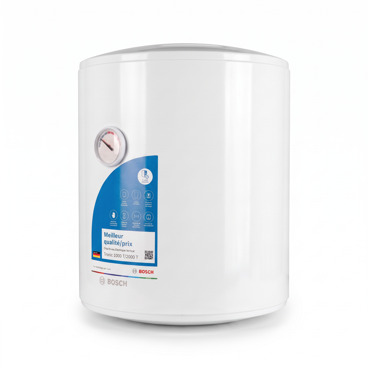 Chauffe-eau électrique Bosch 50 L - vue de côté