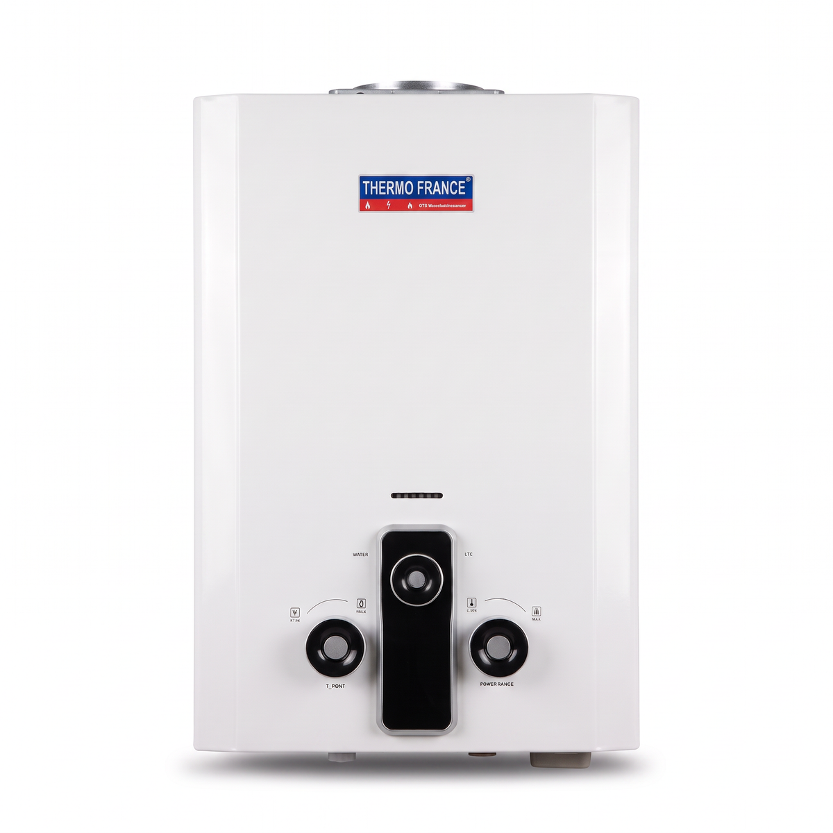 Chauffe-eau à gaz Thermo France 6 L - vue de face